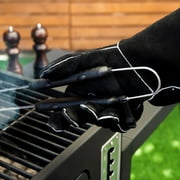 Expert Grill Stainless Steel Locking Barbecue Tongs with Black Detachable Handle