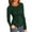 Green, variant on Auburet Womens Ribbed Long Sleeve Crewneck Shirts Sweaters Slim Fit Basic Tops