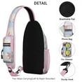 thumbnail image 3 of Crossbody Sling Backpack for Women Men Cute Colorful Axolotl Shoulder Sling Crossbody Casual Chest Bag for Travel Sports Running Hiking, 3 of 6