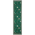 thumbnail image 3 of GlowSol 2'x6' Christmas Runner Rug Indoor Non-Slip Bedsides Runner Rug Soft Xmas Area Rug for Hallway Kitchen Laundry Room, Green, 3 of 7