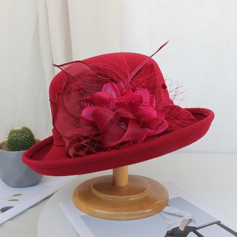 XUEMAO Bowler Hat for Women Elegant Autumn And Winter  display picture 2