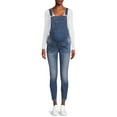 thumbnail image 2 of Time and Tru Maternity Denim Coveralls, 2 of 6