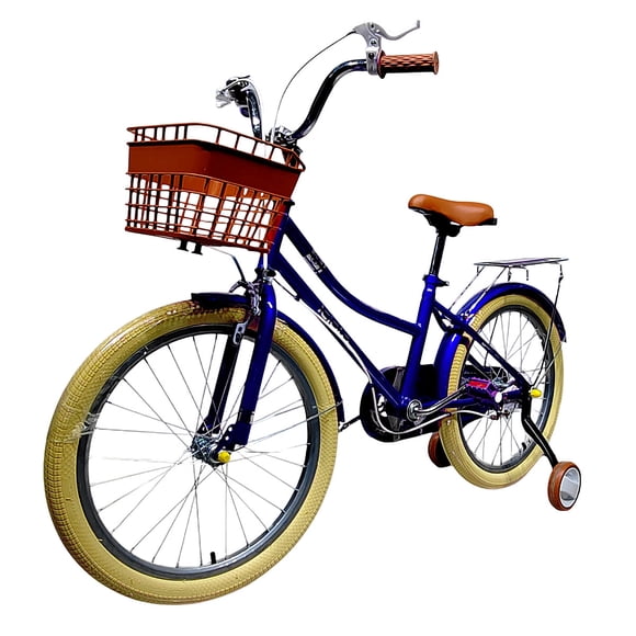 Bicicleta Urbana Infantil R-20 Canastilla Ruedas Auxiliares