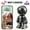 Silvery, variant on 3MP HD Robot Security Camera, 360 ° Night Vision, Two-Way Audio for Pet & Home Monitoring