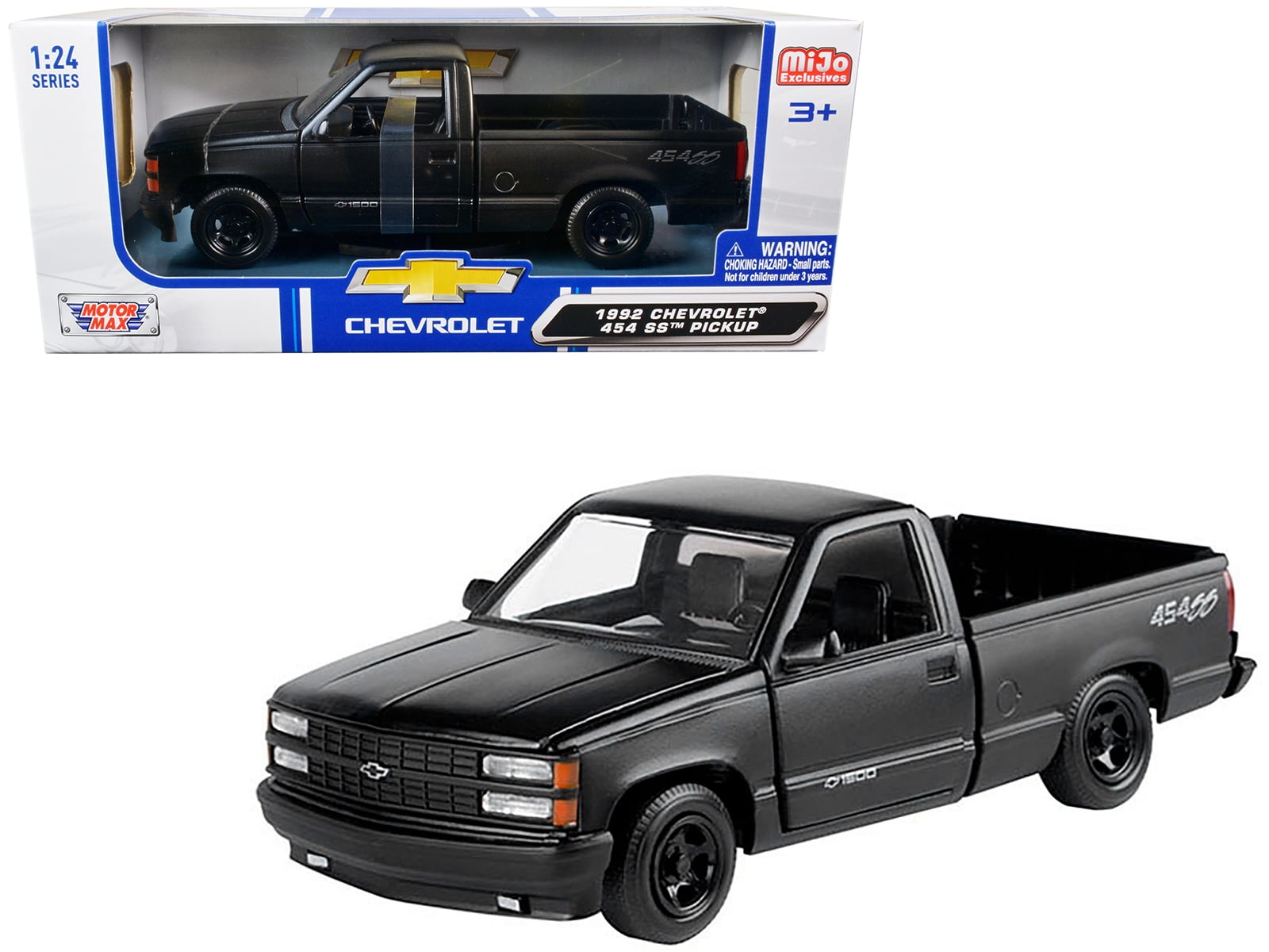 Motormax 1992 Chevrolet 454 SS Blue Metallic Toy Chevy