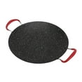 thumbnail image 3 of Korean BBQ Grill Pan Non Stick with Anti Scalding Handle Round Barbecue Gill Plate for Gas Ceramic Stove 34cm/13.3in, 3 of 9