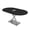 Black Cypress, variant on 5Ft Racetrack Conference Table X Shaped Base Power Unit Harmony Series