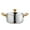 Silver, variant on Single hot pot, stainless steel hot pot with lid, 304 stainless steel large capacity single pot, universal pot, suitable for the kitchen induction cooker gas stove
