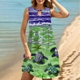 thumbnail image 2 of LYXSSBYX Plus Size Dresses for Curvy Women Women's Round Neck Sleeveless Gradient Tie Dyed Beach Dress, 2 of 9