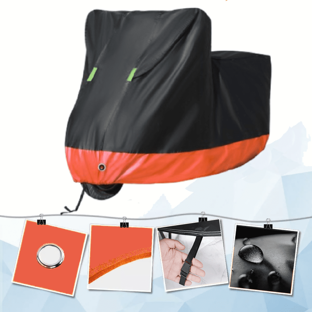 Waterproof Outdoor Rain Dust Sun UV Scooter Protector Bike Motorcycle Cover 4XL