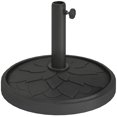 thumbnail image 1 of Outsunny Base Ronde pour Parasol de Patio, Support de Parasol en Résine de 26 Lb, Noir, 1 of 10