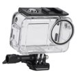 thumbnail image 1 of Action Camera Water Resistant Case, Cold Shoe Port Action Camera Underwater Case Quick Release Screw Anti Fog with Red Roseate Violet Filter for Action 3, 1 of 7