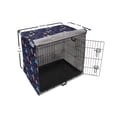thumbnail image 6 of East Dog Crate Cover, Japanese Pattern of Surreal Mountains or Clouds, Easy to Use Pet Kennel Cover Small Dogs Puppies Kittens, 7 Sizes, Dark Purple Multicolor, by Ambesonne, 6 of 6