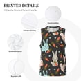 thumbnail image 3 of Naloa Rabbit Is Eating Carrots Basketball Jersey Reversible Men's Mesh Athletic Sports Shirts Training Practice S-4XLLarge, 3 of 6