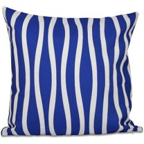 Simply Daisy Stripe Print Decorative Pillow, 16" x 16"