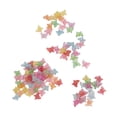 thumbnail image 3 of Cuentas artesanales, 100 piezas de cuentas en forma de mariposa para hacer joyas, cuentas de plástico de mayor durabilidad, 3 of 9