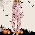 thumbnail image 2 of QHFBli Halloween Pajama Set Funny PJ Pant for Men Women Matching Couples Unisex, 2 of 5