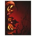 thumbnail image 3 of Gnwei Halloween Flannel Blanket Throw, Pumpkin Soft Fuzzy Plush Cozy Fleece Blankets for Couch Sofa Bed Lounging, Ideal Gifts for Kids Adults Wife Self, 50x60, 3 of 7