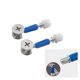 thumbnail image 4 of Paquete de 20 accesorios de bloqueo de leva 3 en 1 para muebles, conectores de tornillos de fijación, juego combinado con tuercas preinsertadas, TUNC Sencillez, 4 of 5