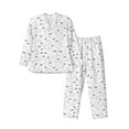 thumbnail image 1 of Fotbe Airplane Pijama de Hombre con Estampado de Manga Larga, Conjunto de 2 Piezas, Ropa de Dormir Suave y Cómoda con Bolsillos-X-Large, 1 of 7