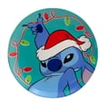 thumbnail image 3 of Juego 6 Platos Pequeños Postre o Ensalada Modernos Redondos de Porcelana, Diseño Stitch Luces Navideñas, Disney Clásicos, Juego de Platos Pequeños 19 cm, 3 of 6