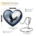 thumbnail image 2 of Small Eagle Flying In Snow Mountains Urn For Adult Mother & Father - Urn For Human Ashes Adult Woman & Men - Metal Urns For Human Ashes - Ash Urns For Humans (Size - 3inch, 1pcs), 2 of 5