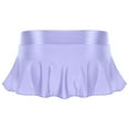 thumbnail image 2 of Womens Glossy Short Skirt Wetlook Shiny Skater Dance Party Skirt Clubwear, 2 of 14