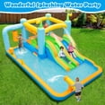 thumbnail image 2 of Patiojoy Inflatable Water Slide Park Giant Bounce House with Double Long Slides Boxing Splash Pool Jumping Area, 2 of 9