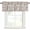 Brown, variant on Farmhouse Black Rod Pocket Curtain Valance, Vintage Flower Leaf Botanical Plant Farmhouse Window Valance for Living Room, Bedroom, Kitchen 42"W x 12"L
