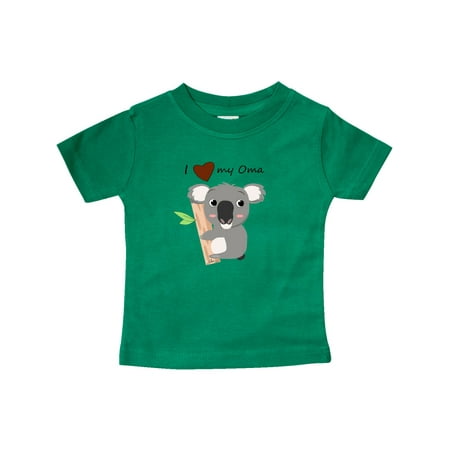 

Inktastic Koala (i love oma) Gift Baby Boy or Baby Girl T-Shirt