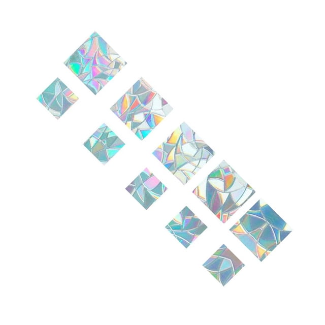 Guardoinrt Window Clings Ornaments Set Exquisite Interesting Decorations PVC DIY Glass Sticker No Glue Props Room Ornament Type 4
