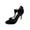 Black, variant on OAVQHLG3B Sandals for Women Under $10 Women's Casual Patchwork Fish Mouth High Heel Open Toe Sandals