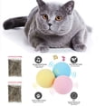 thumbnail image 2 of Cat Balls Toy  3PCS Cartoon Fuzzy Balls with Lifelike Animal Chirping Sound  Soft & Lightweight for Indoor Cats & Kitten Cat, 2 of 8