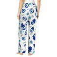 thumbnail image 3 of Pajama Pants Women, vintage blue evil eye Sweatpants Soft Sleep Lounge Pants, Casual PJ Bottoms Pants with Pockets, 3 of 5