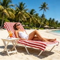 thumbnail image 3 of Jubipavy 29.5" x 59" Thin Stripe Microfiber Beach Towel, Quick Dry Sand-Free Towel, Soft Absorbent Towel for Travel, Pool & Camping, 3 of 4
