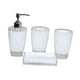 thumbnail image 2 of Estuche de almacenamiento para 4 cepillos de dientes, dispensador de loción moderno, accesorios de baño Blanco, 2 of 8