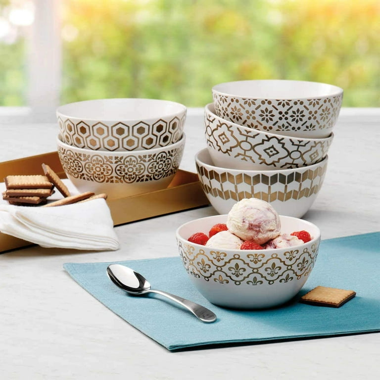 Mikasa Celebration Stoneware Bowls 6 Piece Set Microwave and Mikasa Celebration Stoneware Bowls 6 Piece Set Microwave and
