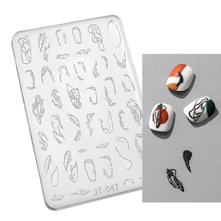 3D Butterfly Resin Mold For Nail Art - Silicone Embossing Mold For Epoxy, UV Gel, Nail Decorations