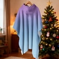 thumbnail image 5 of YanHoo Women's Hooded Cloak Gradient Color Cape Holiday Outwear Halloween Costumes Womens Witch Costume, 5 of 6
