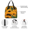 thumbnail image 4 of Fotbe Sunflowers 7 Bolsa Térmica con Estampado y Forro de Aluminio Grueso Bolsa de Almuerzo con Bolsillo Frontal para Hombres y Mujeres, Ideal para Trabajo, Escuela, 4 of 8