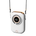 thumbnail image 3 of CoreLiving Personal Fan, Portable Neck Fan with Hands Free Lanyard and Folding Bracket, USB Rechargeable Bladeless Mini Cooling Fans for Women and Travel, White, 3 of 10