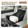 thumbnail image 4 of Asiento para perro para auto Wooaidagg, tamaño mediano, lavable, negro, 4 of 6