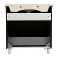 thumbnail image 4 of Modern Free standing Bathroom Vanity with Washbasin | Elit Brown Matte Collection | Non-Toxic Fire-Resistant MDF-56" (28+28)-Diamond Collection 40", 4 of 5