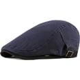 thumbnail image 2 of CoCopeaunts Newsboy Cap Spring Summer Sun Hat Adjustable Solid Ivy Flat Cap Men Women Beret Breathable Cotton Beret Hat, 2 of 7