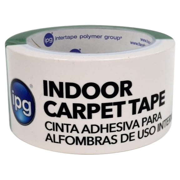 Double-Sided Indoor Carpet Tape, 1.88in.W x 10yd.L Roll