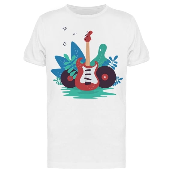 Electric Guitar. Cartoon Tee Men's -Image by Shutterstock