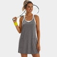 thumbnail image 2 of Rosvigor Women Workout Dresses Tennis Athletic Dress Built in Shorts Sundress Women Casual Dress Summer Travel Vacation, 2 of 8