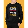 thumbnail image 2 of Comeback Is Always Stronger Sweatshirt Men -SPIdeals Designs, Male Large, 2 of 4