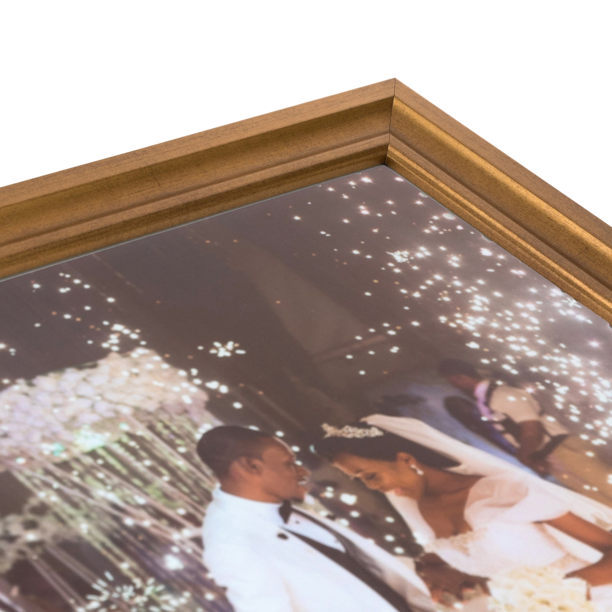 ArtToFrames 20x27 inch Muted Gold Glow Picture Frame, Gold MDF Poster Frame (4680)