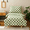 Green and White, variant on Wellboo Pink White Plaid Toddler Bedding Sets for Girls Boys Bean Pink and White Checkerboard Grid 4 Pieces Soft Crib Bed Set Including Comforter, Sheets and Pillowcase Kids Checkered Geometric Quilt